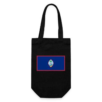 Guam - Gift Bag for Bottles - black - Front
