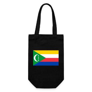 Comoros - Gift Bag for Bottles - black - Front