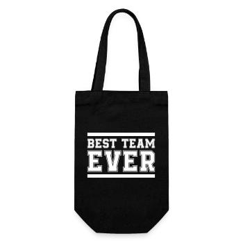 Best Team Ever - Gift Bag for Bottles - black - Front