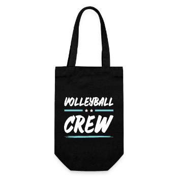 Équipe de volley-ball - Sac à bouteille - noir - Devant