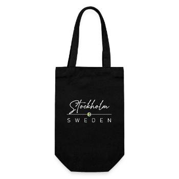 Schweden - Stockholm - Suède - Sverige - Sac à bouteille - noir - Devant