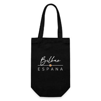 Spain - Bilbao - Spain - España - Gift Bag for Bottles - black - Front