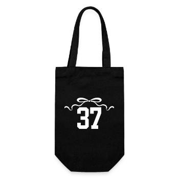 Issue 37 Knot - 37th Anniversary - Gift Bag for Bottles - black - Front