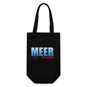 La mer, c’est plus - Sac à bouteille - noir - Devant