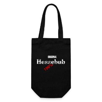 original Hessebub - Geschenkbeutel für Flaschen - Schwarz - Vorne