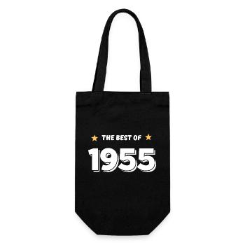 Das Beste von 1955 - Geschenkbeutel für Flaschen - Schwarz - Vorne