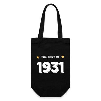 Das Beste von 1931 - Geschenkbeutel für Flaschen - Schwarz - Vorne