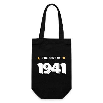 Das Beste von 1941 - Geschenkbeutel für Flaschen - Schwarz - Vorne