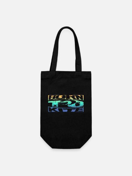 Born to Kite - Gift Bag for Bottles - black