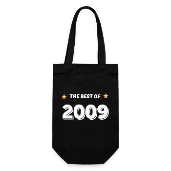 Das Beste aus 2009 - Geschenkbeutel für Flaschen - Schwarz - Vorne