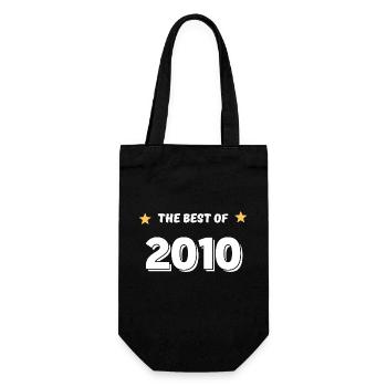 Best of 2010 - Gift Bag for Bottles - black - Front