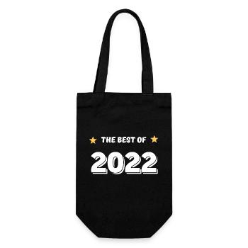 Best of 2022 - Gift Bag for Bottles - black - Front