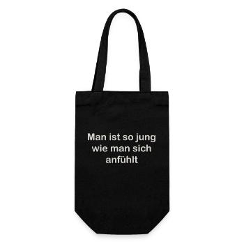 Tu es si jeune - Sac à bouteille - noir - Devant