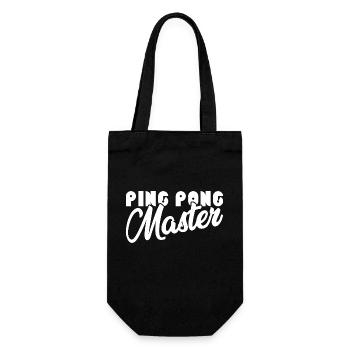 Maître de Ping Pong Disant Cadeau Sports Tennis de Table - Sac à bouteille - noir - Devant