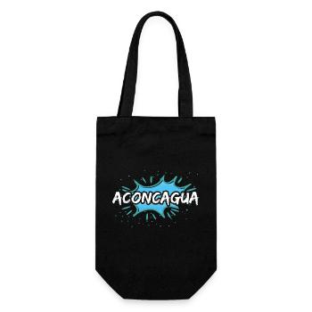 Gift idea gift Aconcagua - Gift Bag for Bottles - black - Front