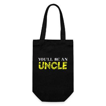 Vous serez un oncle idée cadeau oncle enceinte - Sac à bouteille - noir - Devant