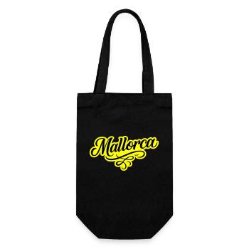 Mallorca Ornament - Gift Bag for Bottles - black - Front