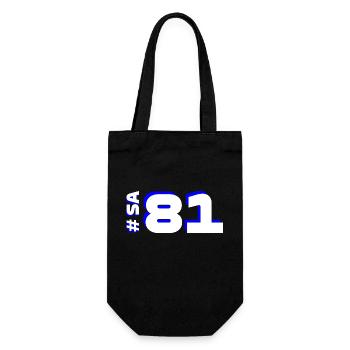 SA81 - Gift Bag for Bottles - black - Front