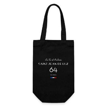 Saint Jean de Luz Pyrenees 64 Basque Country France - Gift Bag for Bottles - black - Front