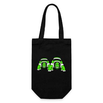 2 Turtles Reggae Music Rasta Team Jamaica Fun - Gift Bag for Bottles - black - Front