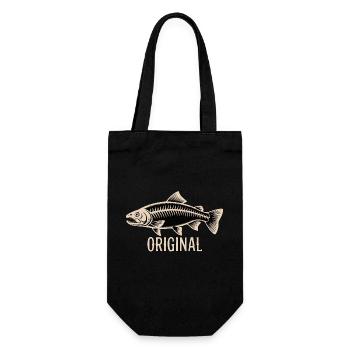 FISH ORIGINAL - Gift Bag for Bottles - black - Front