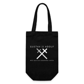 Gustav II Adolf - Gift Bag for Bottles - black - Front