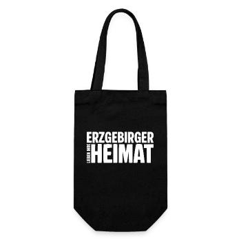 Erzgebirger lieben ihre heimat - Geschenkbeutel für Flaschen - Schwarz - Vorne