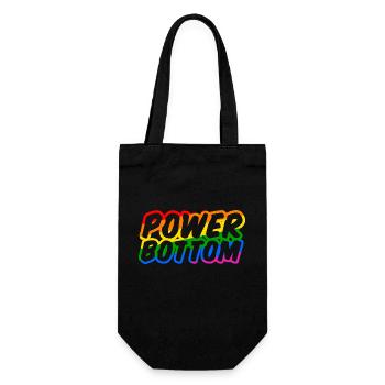 Power Bottom Shirt - Geschenkbeutel für Flaschen - Schwarz - Vorne