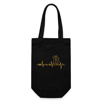 Chemise Bitcoin pour les fans de crypto - Sac à bouteille - noir - Devant