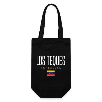 Los Teques Venezuela - Gift Bag for Bottles - black - Front