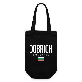 Dobrich Bulgarien - Geschenkbeutel für Flaschen - Schwarz - Vorne