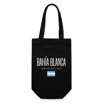 Bahia Blanca Argentina Argentinian - Gift Bag for Bottles - black - Front