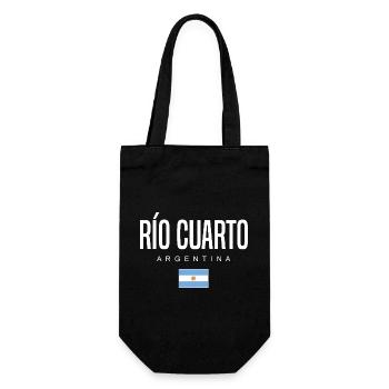 Río Cuarto Argentina Argentinians - Gift Bag for Bottles - black - Front