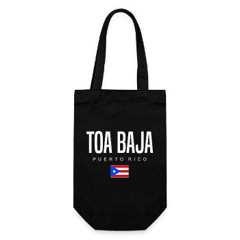 Toa Baja Puerto Rico Puerto-Ricaner - Geschenkbeutel für Flaschen - Schwarz - Vorne