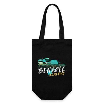 Benagil-Höhle an der Algarve, Portugal - Geschenkbeutel für Flaschen - Schwarz - Vorne