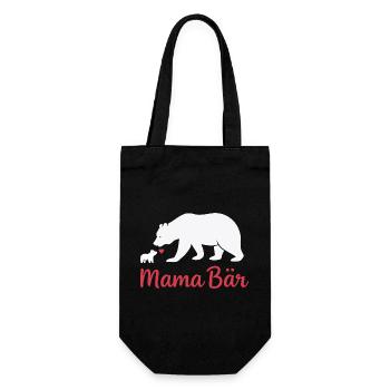 Future Maman MAMA BEAR Rétro Drôle - Sac à bouteille - noir - Devant