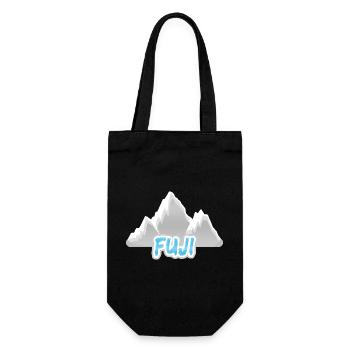 Gift for Fuji - Gift Bag for Bottles - black - Front