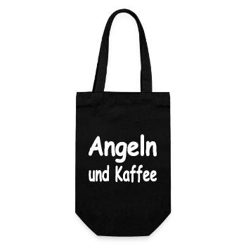 Angling - Gift Bag for Bottles - black - Front