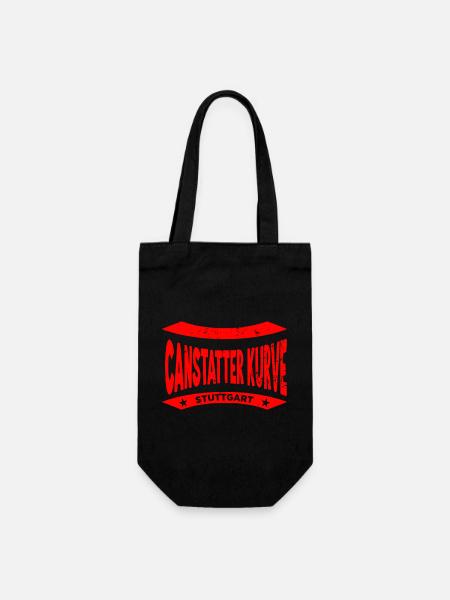 Cannstatter Kurve Hoodie – Stuttgart Fanpower - Geschenkbeutel für Flaschen - Schwarz