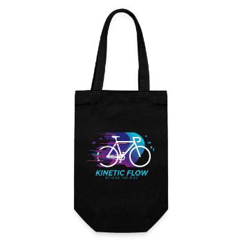 Kinetic Flow Fahrrad Burst - Geschenkbeutel für Flaschen - Schwarz - Vorne