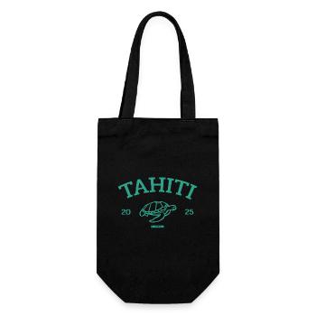 Tahiti - Tortue - Polynésie française - Schildkröte - Sac à bouteille - noir - Devant