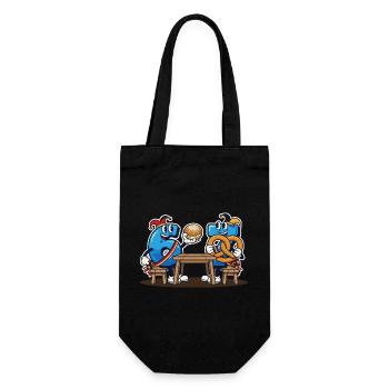 Meme 67 Six Seven 6 7 Italian meme - Gift Bag for Bottles - black - Front