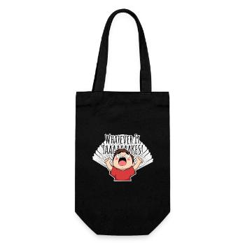 Whatever it TAAAAAKES! Niemals Aufgeben! - Gift Bag for Bottles - black - Front