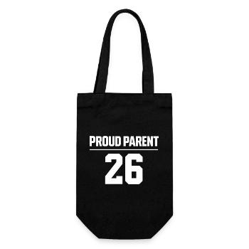 Proud Parent 2026 Parents Pride - Gift Bag for Bottles - black - Front