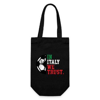En Italie, nous avons confiance - Sac à bouteille - noir - Devant