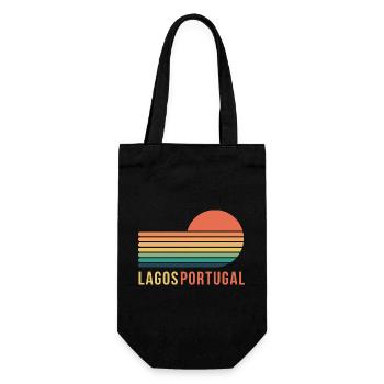 Lagos Portugal - Gift Bag for Bottles - black - Front