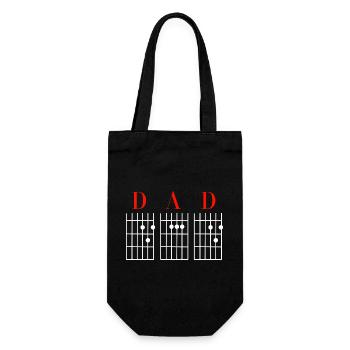 Guitariste Père - Sac à bouteille - noir - Devant