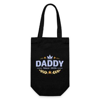 Papa depuis 2026 – Proud Dad Design - Sac à bouteille - noir - Devant
