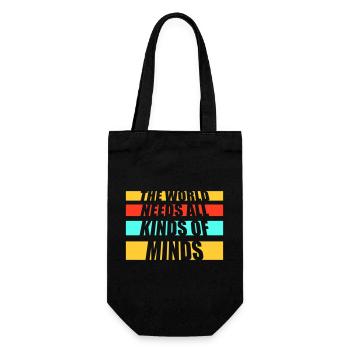 Le monde a besoin de toutes sortes d’esprits inspirants - Sac à bouteille - noir - Devant