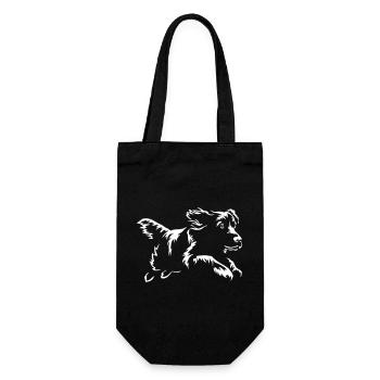 Boykin Spaniel « Édition Noire » - Sac à bouteille - noir - Devant